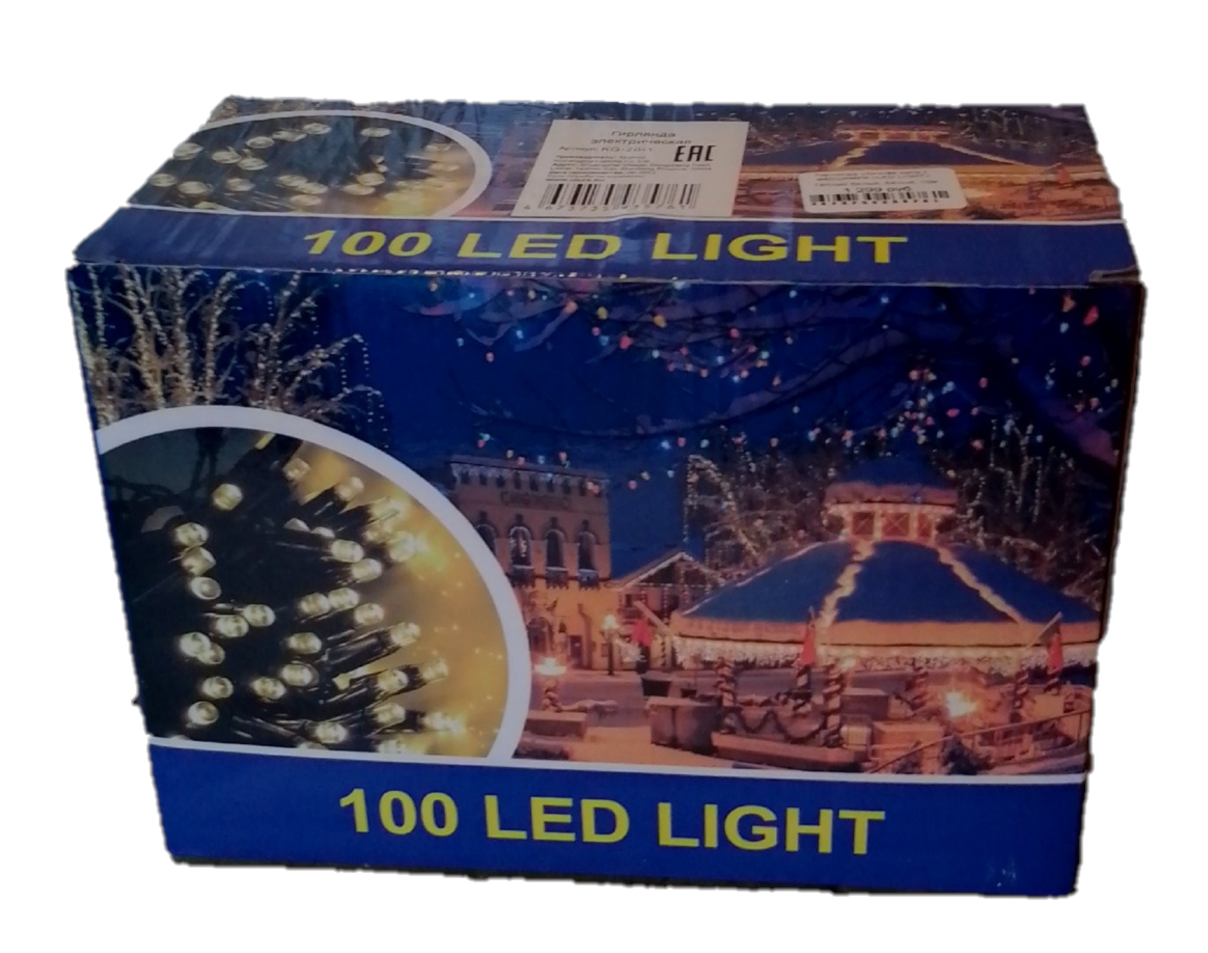 Гирлянда уличная нить с мерцанием «LED LIGHT» от магазина nik-ron.ru